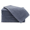 GÄSTETÜCHER, 10er-Set, 30x50 cm, 100% Baumwolle, Grau - Grau, Textil (30/50cm) - Zollner