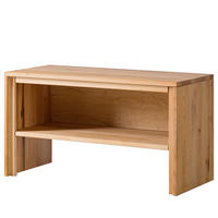 GARDEROBENBANK - Buche massiv - Buchefarben, Holz (90/49/40cm) - home24