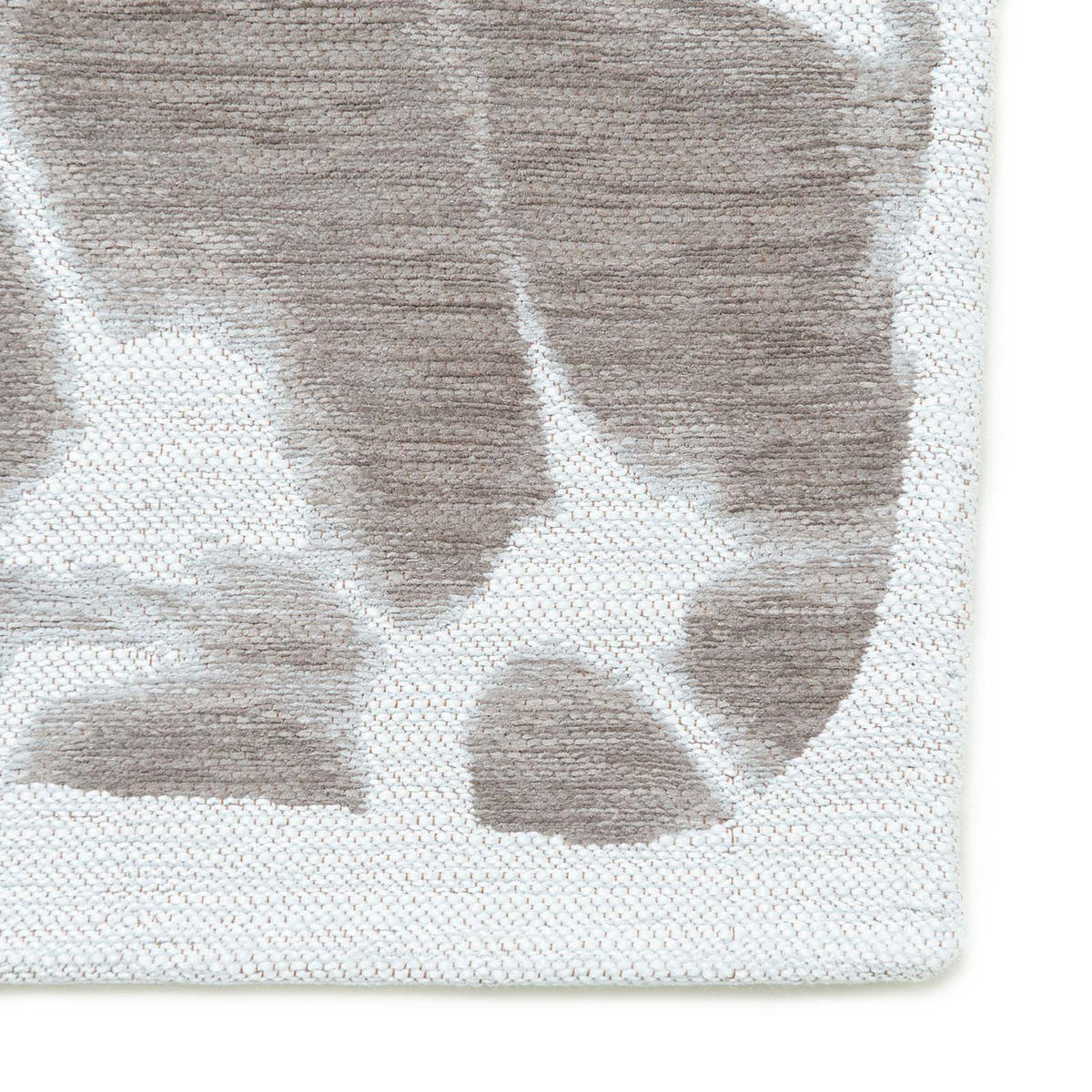 TEPPICH Flachgewebe GRAVEL Grau 140 x 200 cm - Grau, Textil (140/200cm) - Novatrend