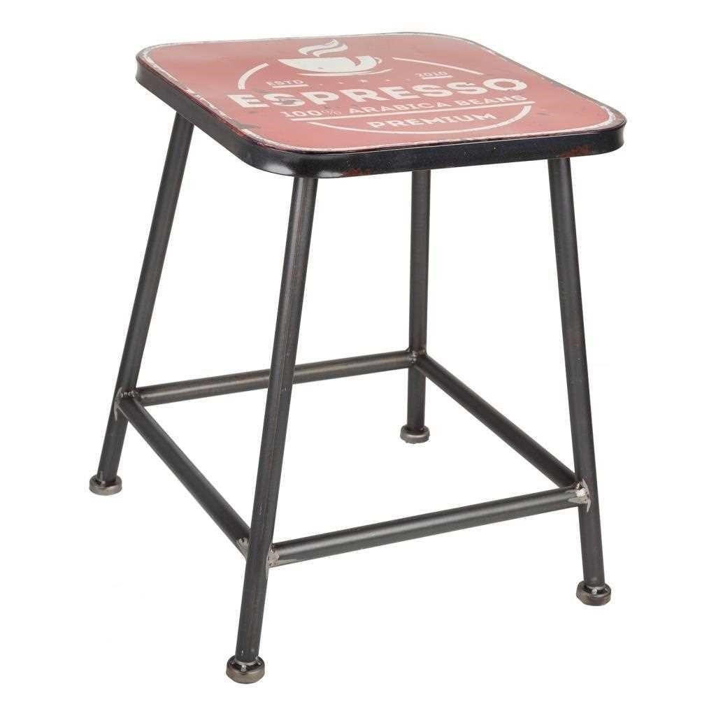 Wanderlust Hocker Rot 38x45x38 cm