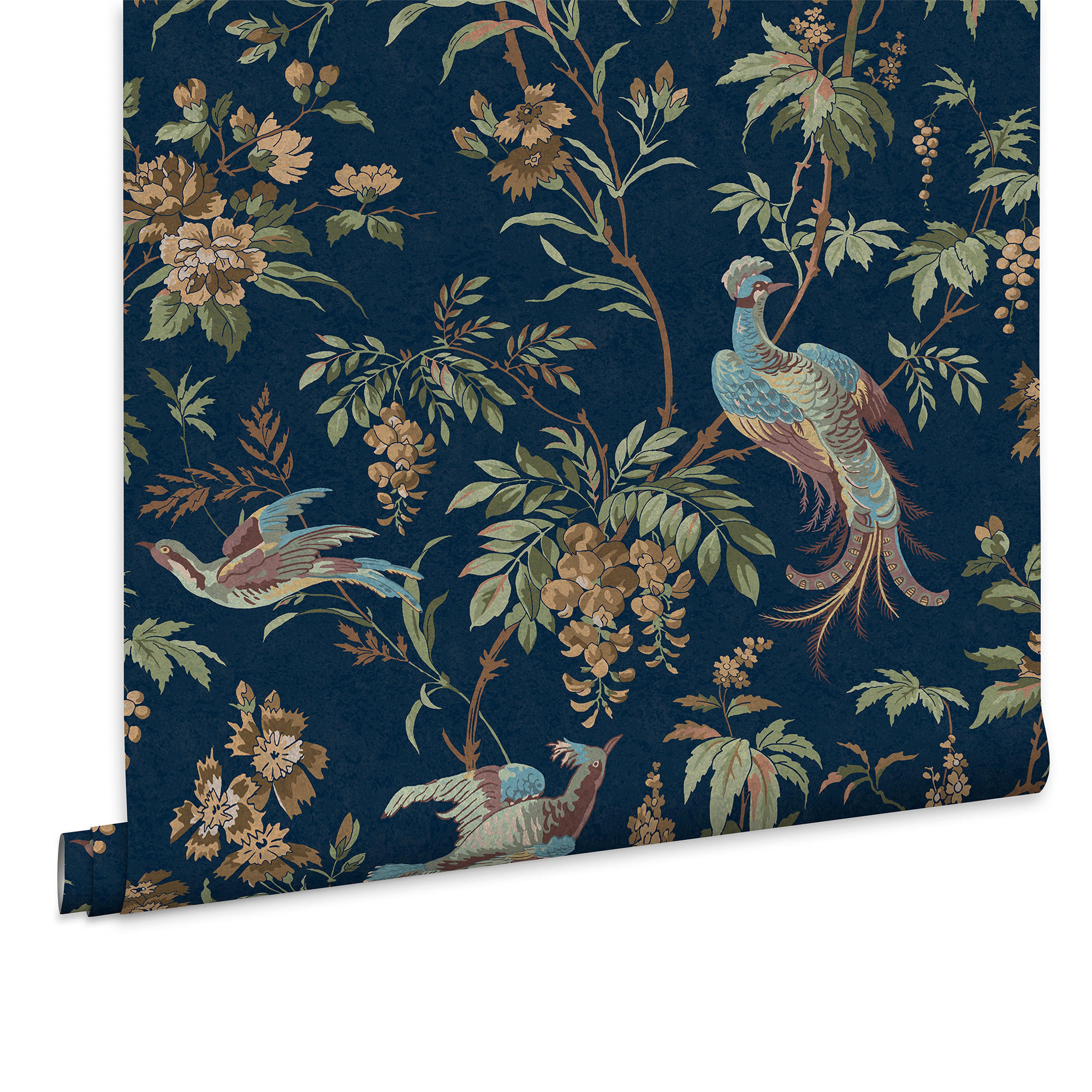 VLIESTAPETE Attleton - Blau, Papier/Kunststoff (52/1000cm) - LAURA ASHLEY