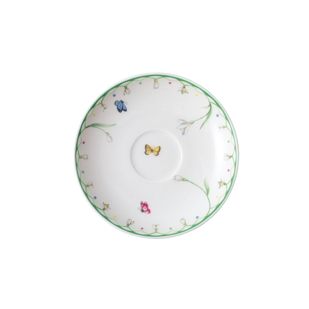 MOKKA- / ESPRESSOUNTERTASSE Colourful Spring bunt ø 11,7 cm - Multicolor, Keramik (11.7cm) - Villeroy & Boch