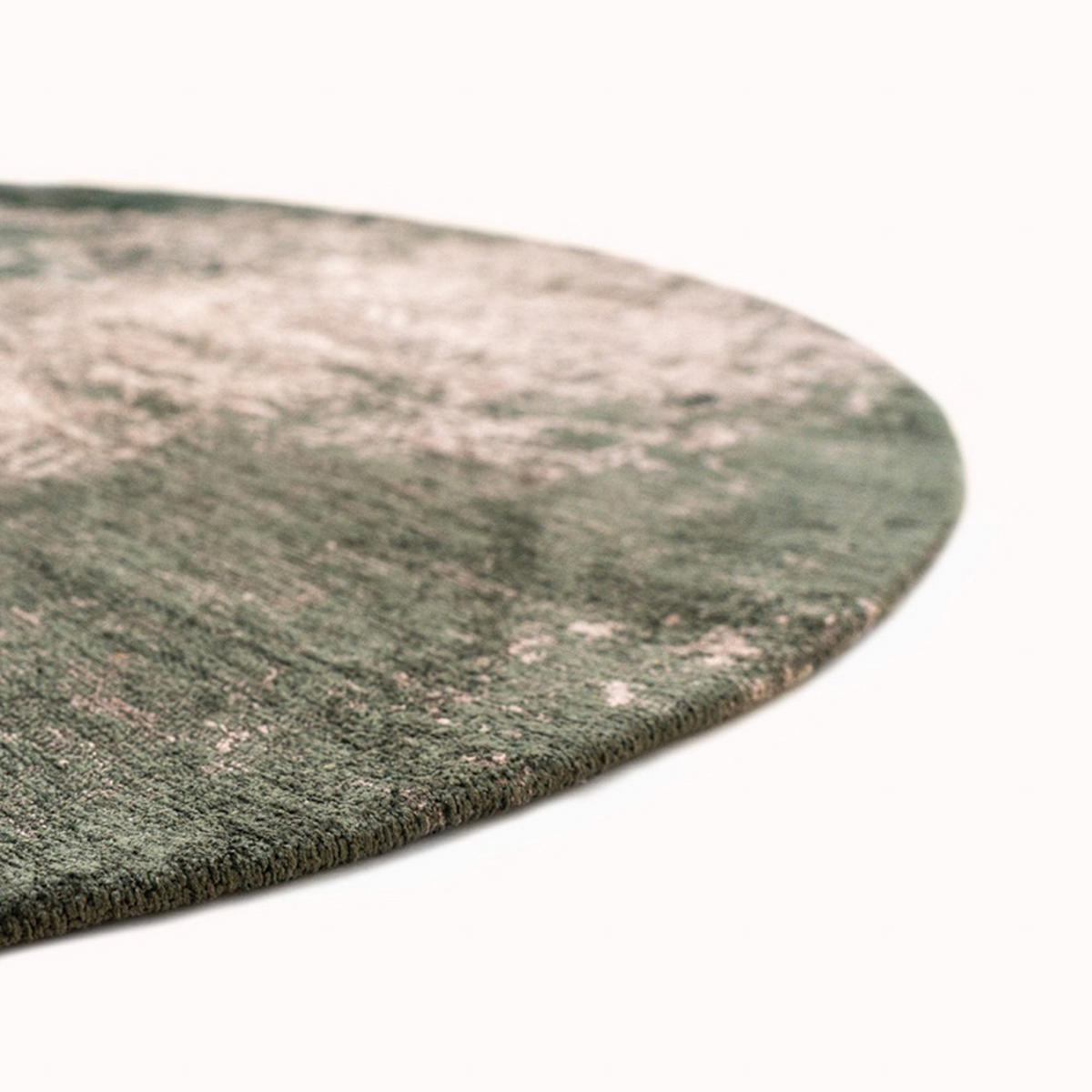 TEPPICH Dark Pine Mad Men Cracks 240/240 cm - Grün, Textil (240/240cm) - Louis De Poortere