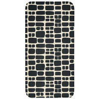 KOUPELNOVÁ PŘEDLOŽKA Moderní - organické - černé 60x120 cm - antracitová, textil/plast (60/120cm)