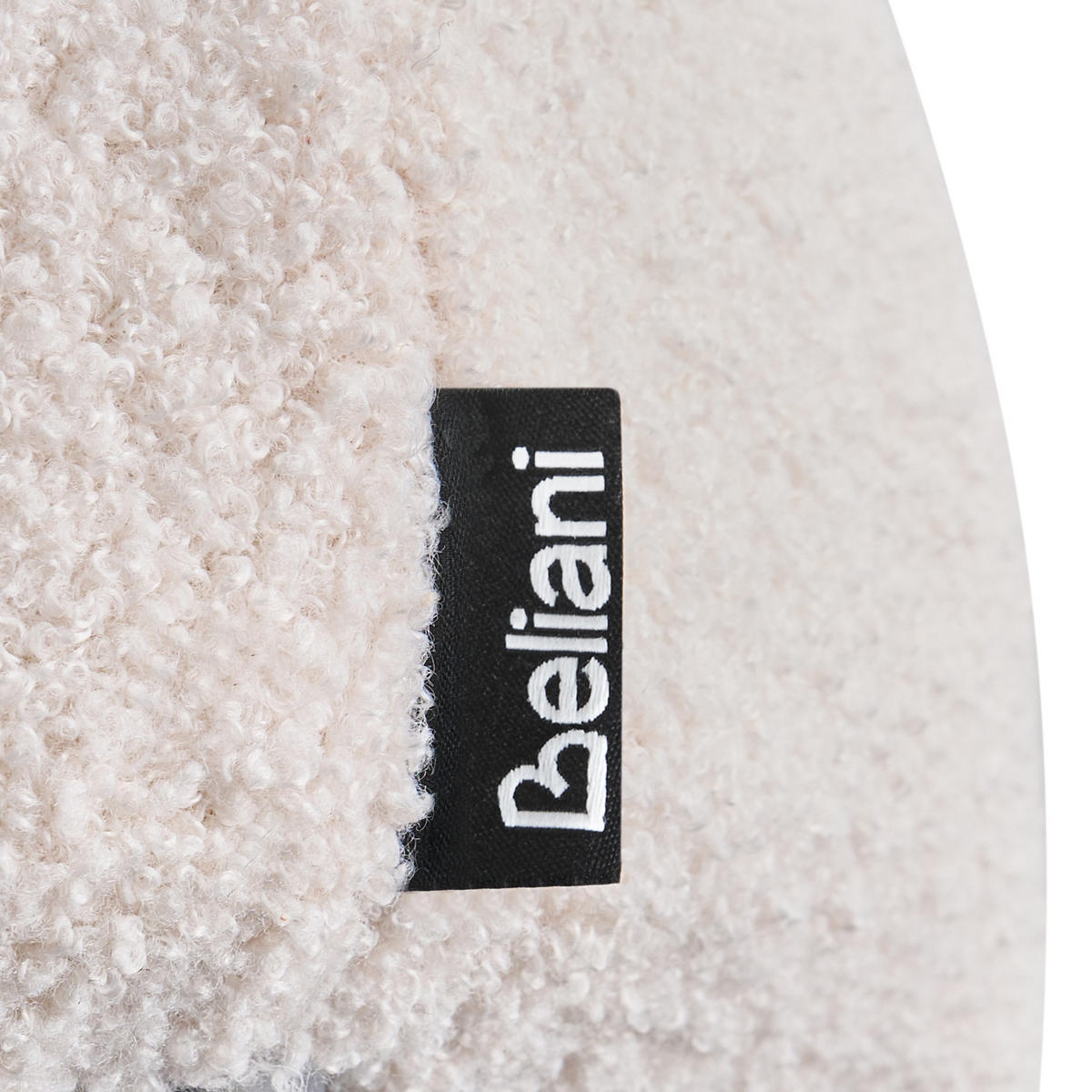 POUF Cremeweiß Barron - Weiß, Textil (50/33/50cm) - Beliani