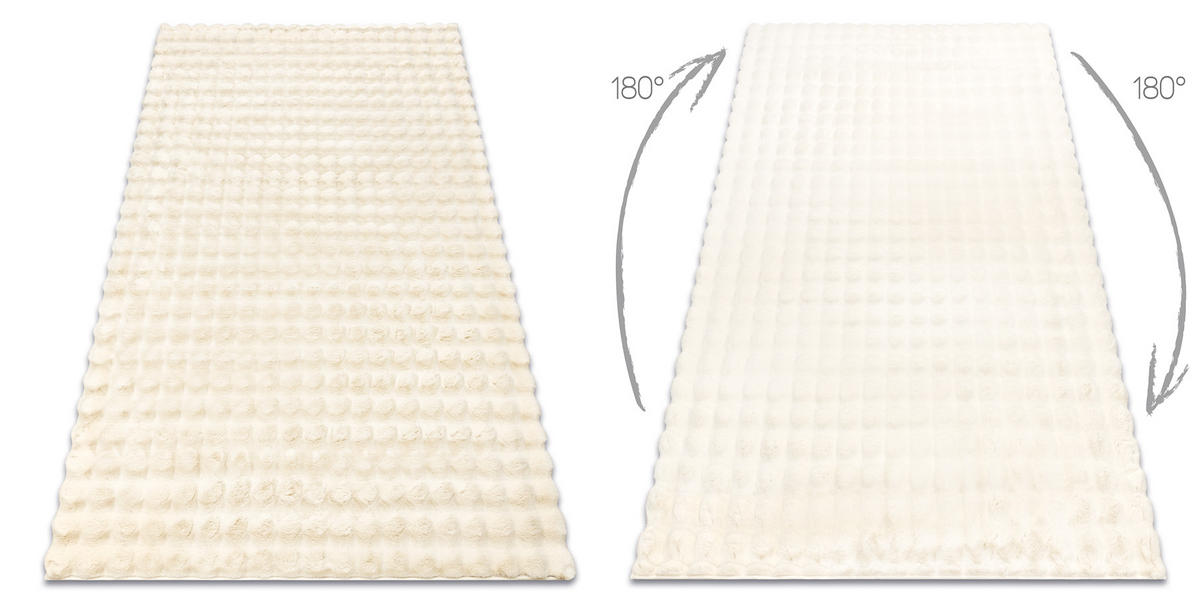 TEPPICH Bubble 120/170 cm - Beige, Textil (120/170cm) - rugsX