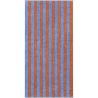 DUSCHTUCH BOLD STREIFEN 6277 BLAU/TERRA - 13 - Blau, Textil (70/140cm) - Cawoe