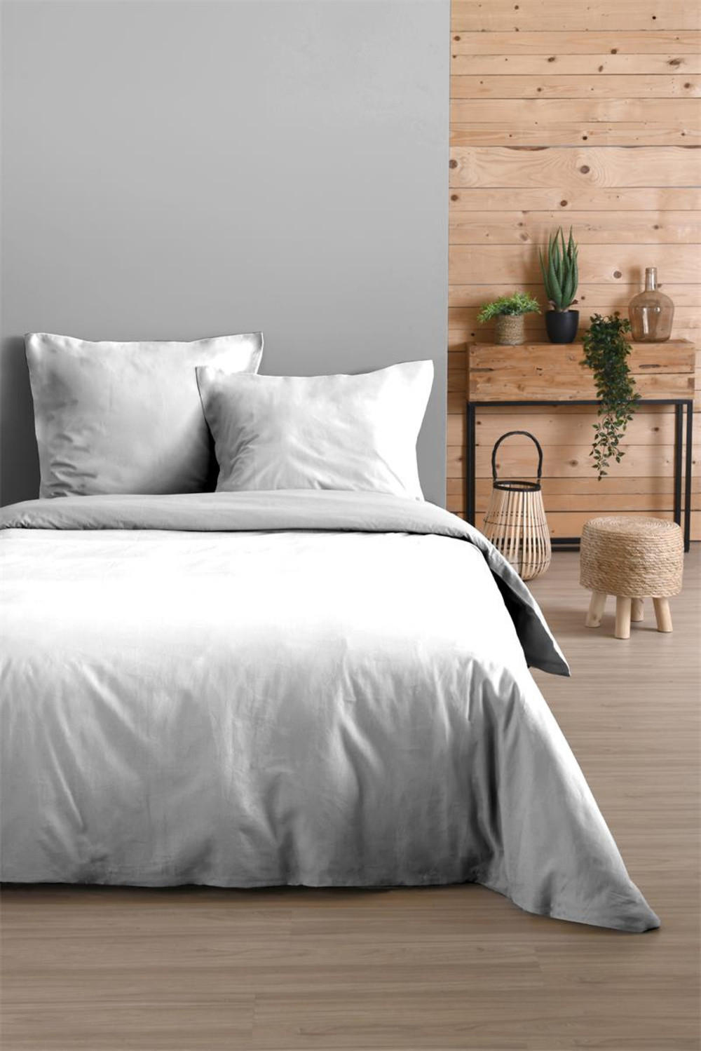 BETTBEZUG Baumwolle Eden 200/200 cm - Weiß, Naturmaterialen (200/200cm)