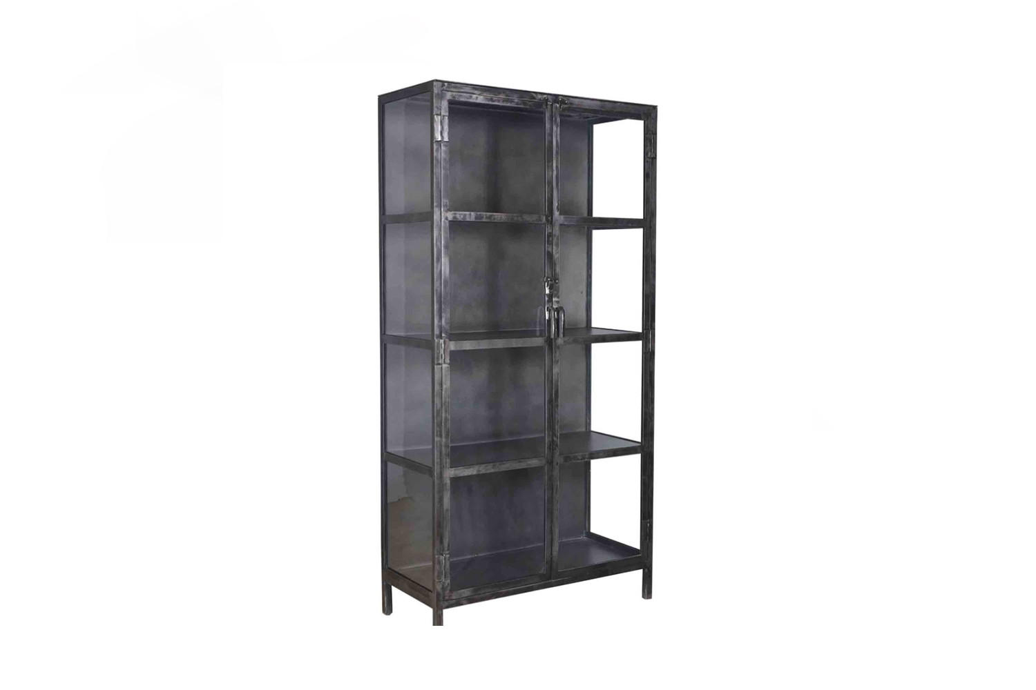 Kawola Highboard Schwarz 90x190x40 cm
