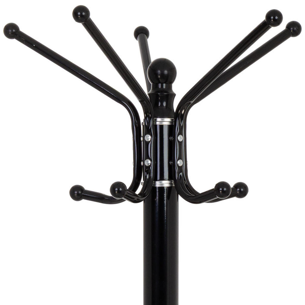 GARDEROBE aus metall - Schwarz, Metall (36/174/36cm) - Wanderlust