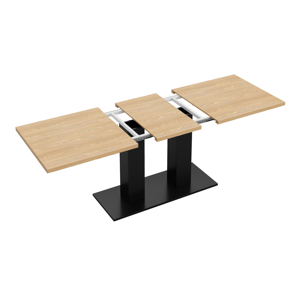 ESSTISCH, 6-8 Personen, Ausziehbar, Naturholz, 140/180x70cm - Naturfarben, Holzwerkstoff (180/70/75cm) - FLIEKS