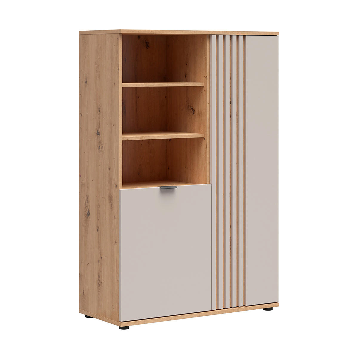 BÜCHERREGAL Ezra Kaschmir - Beige, Holzwerkstoff (90/137/40cm) - Petits-meubles