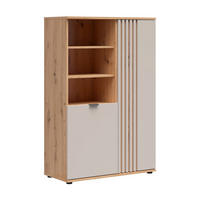 BÜCHERREGAL Ezra Kaschmir - Beige, Holzwerkstoff (90/137/40cm) - Petits-meubles