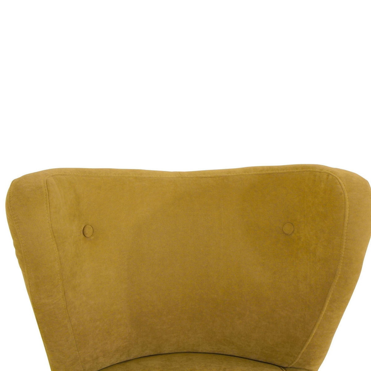 SESSEL Kathy Bezug Veloursstoff Buche natur / mais - Gelb, Kunststoff (70/86/69cm) - 58aufmkessel