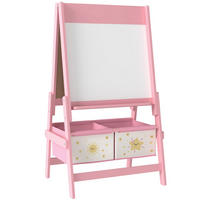 KINDERTAFEL MDF Kiefernholz Rosa - Rosa, Holzwerkstoff (46/94/54cm) - AIYAPLAY