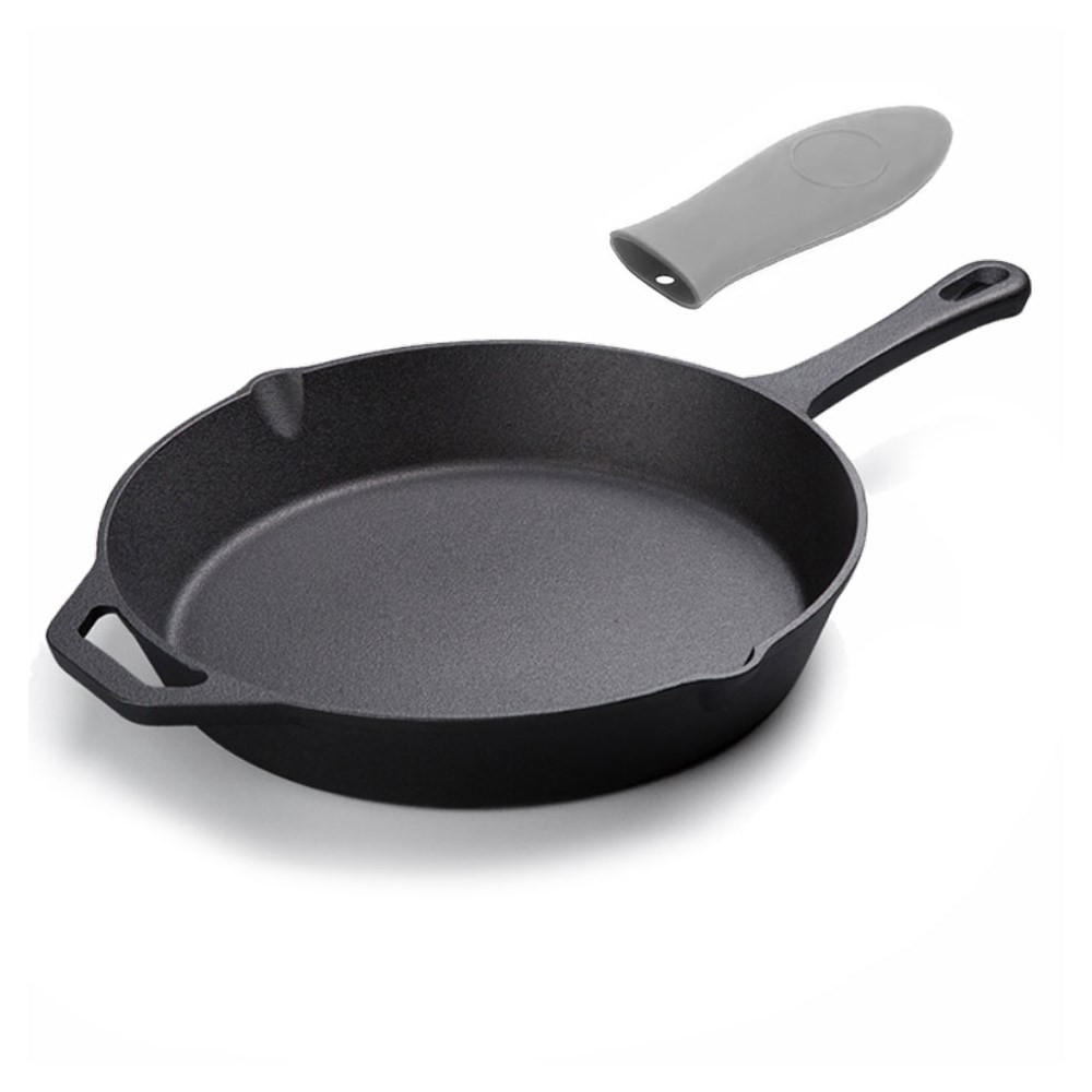 PFANNE Schwarz 45/31/6 cm KS7739 - Schwarz, Metall (31cm) - Krisberg 