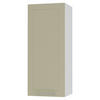 KÜCHENHÄNGESCHRANK Kvantum W4/40 Vanille Matt / Weiß Matt 40 / 32,5 / 96cm - Creme/Weiß, Holz/Holzwerkstoff (40/96/32.5cm) - Feldmann-Wohnen