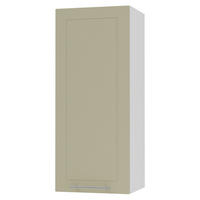 KÜCHENHÄNGESCHRANK Kvantum W4/40 Vanille Matt / Weiß Matt 40 / 32,5 / 96cm - Creme/Weiß, Holz/Holzwerkstoff (40/96/32.5cm) - Feldmann-Wohnen