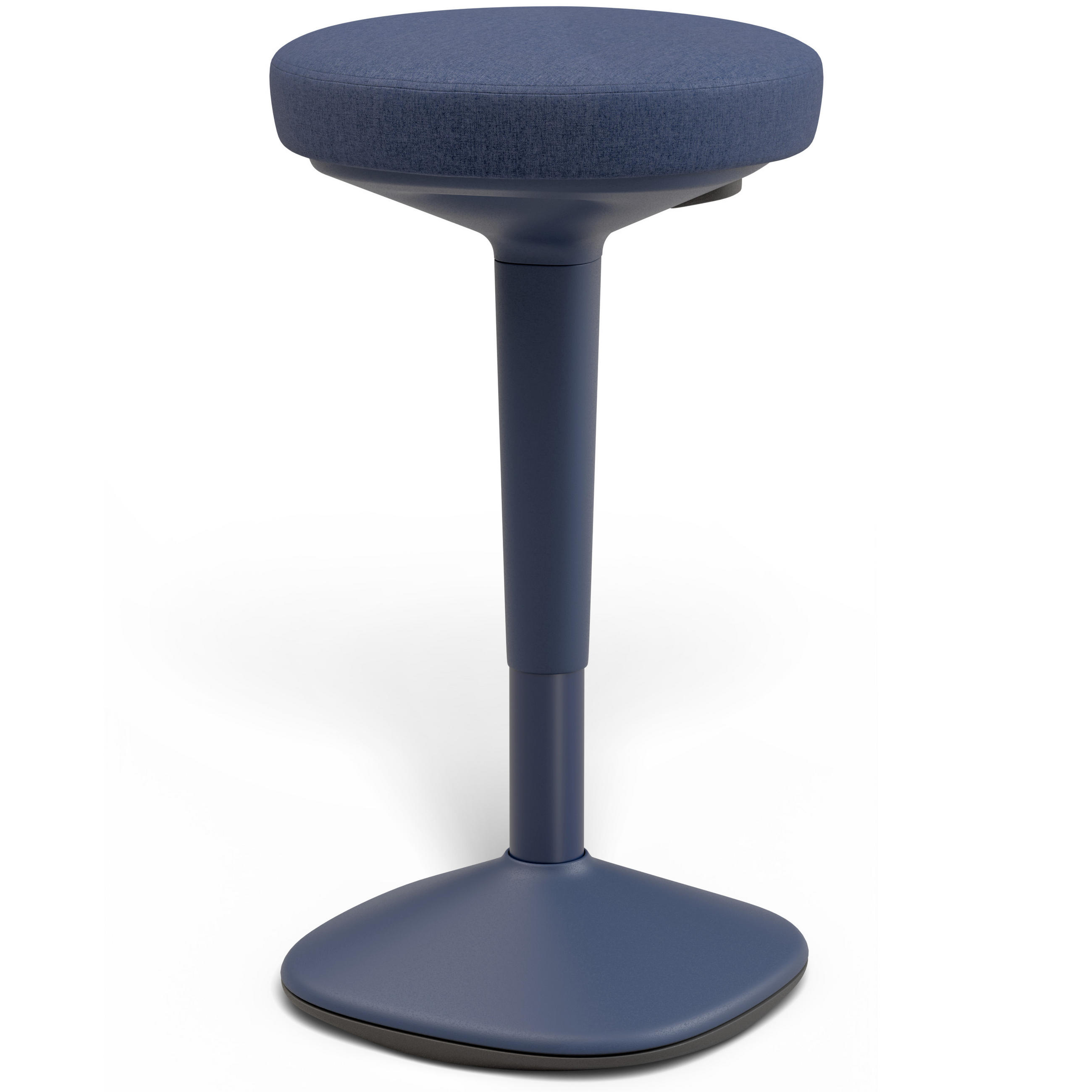 ERGONOMISCHER Balancehocker, Blau - Blau, Kunststoff (37/58/37cm) - Desktronic