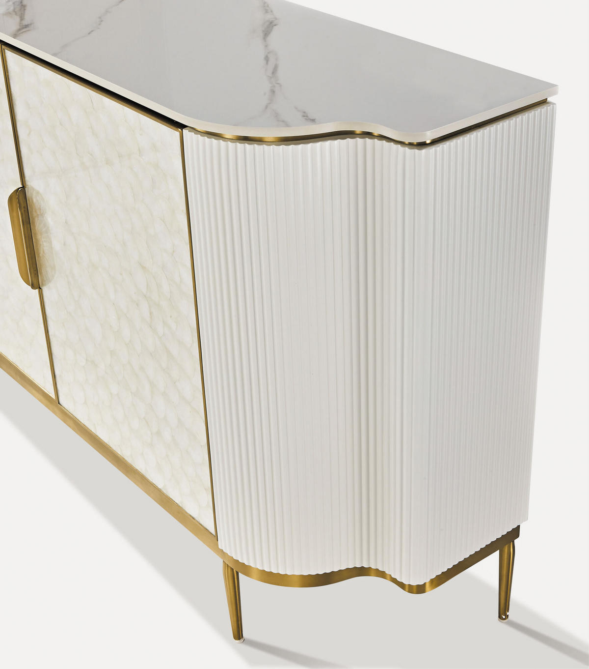 SIDEBOARD STILIG Beige 150x40x88 cm - Beige, Holzwerkstoff (150/88/40cm) - FURNLUX