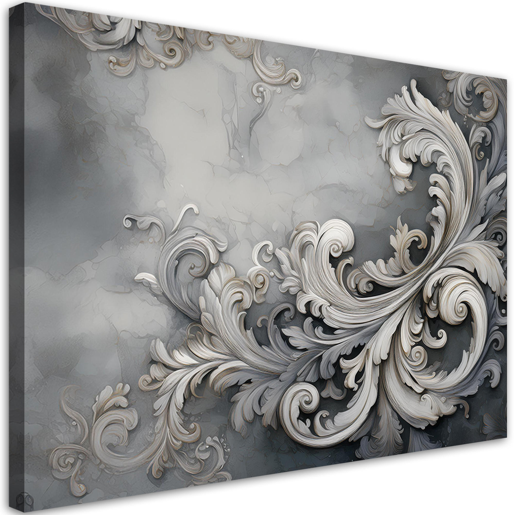 WANDBILD beton textur vintage - Grau, Textil (60/40cm) - Feeby