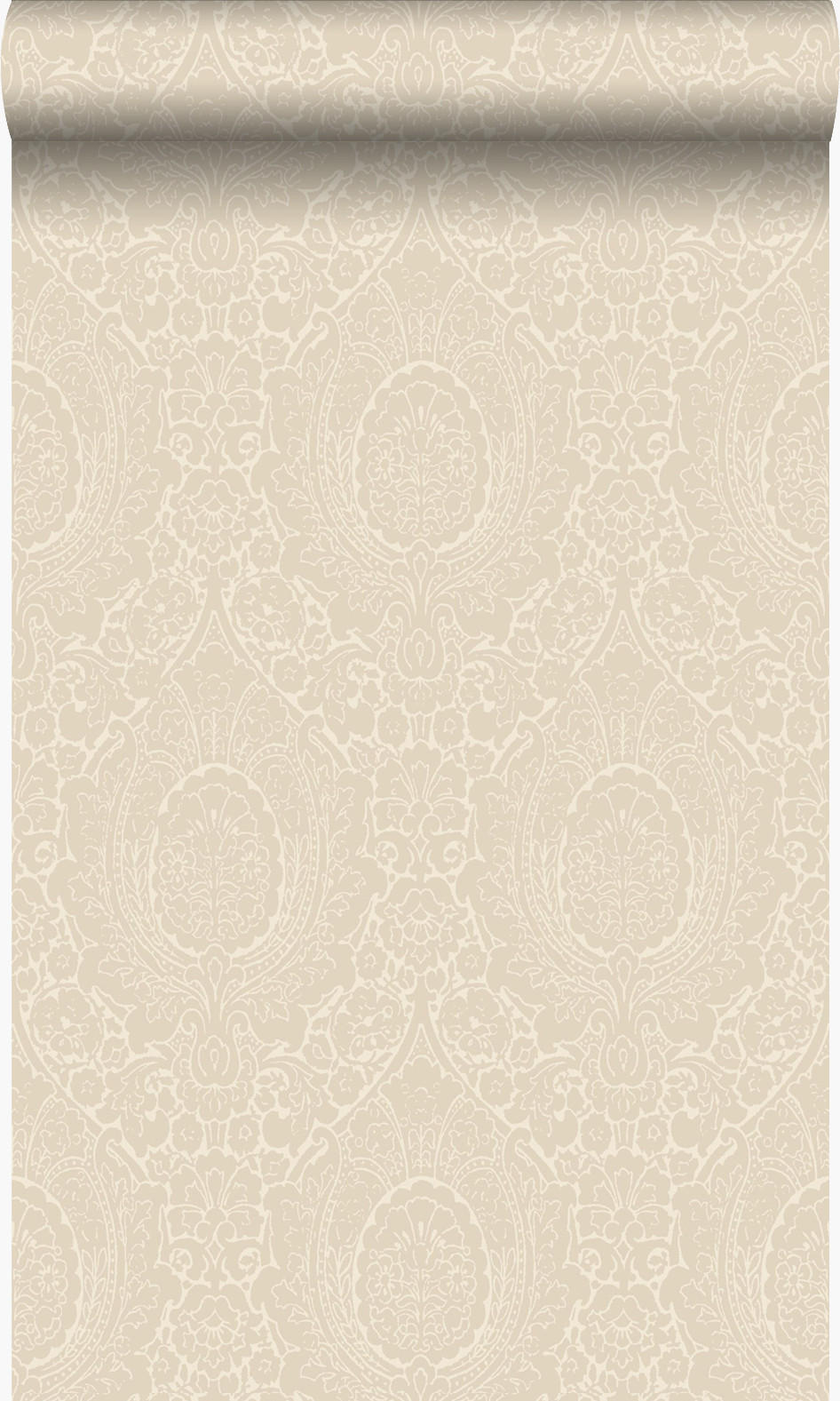 TAPETE Ornamente 53 cm x 10.05 m - Weiß, Papier (53/1000cm) - Origin Wallcoverings