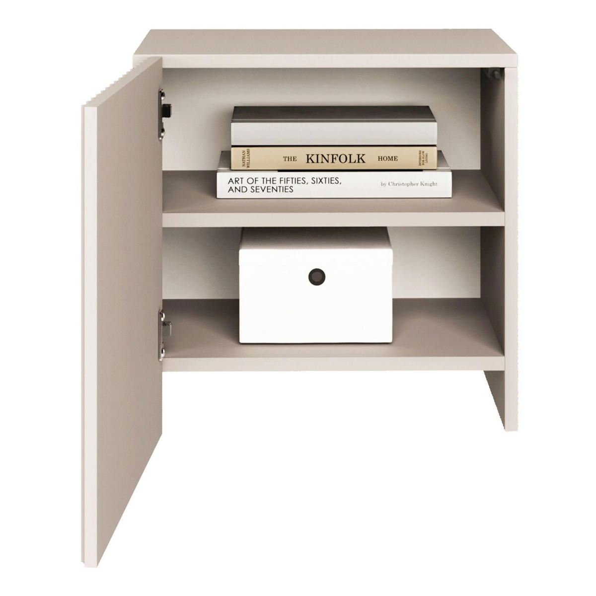 NACHTTISCH Sunds Kaschmirbeige 50 cm - Beige, Holzwerkstoff (50/49/35cm) - Selsey