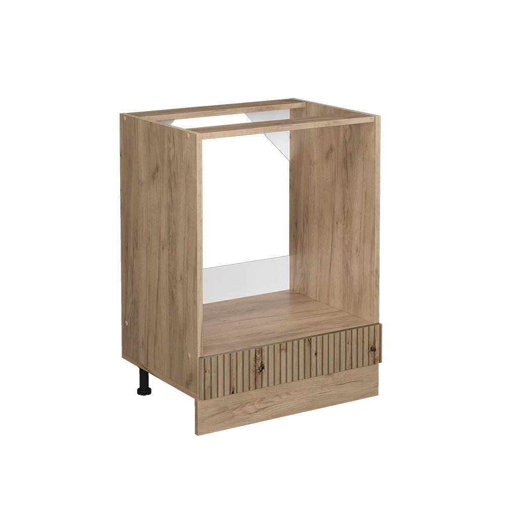 SPISKONVERTERINGSSKÅP R-Line Hantverks ek 60 cm utan bänkskiva Ek Artisan, Honungsek 81.6/60/46 cm
