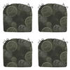 SITZKISSEN Kreis 46/48 cm 4er-Set - Grün, Textil (48/4/46cm) - Madison