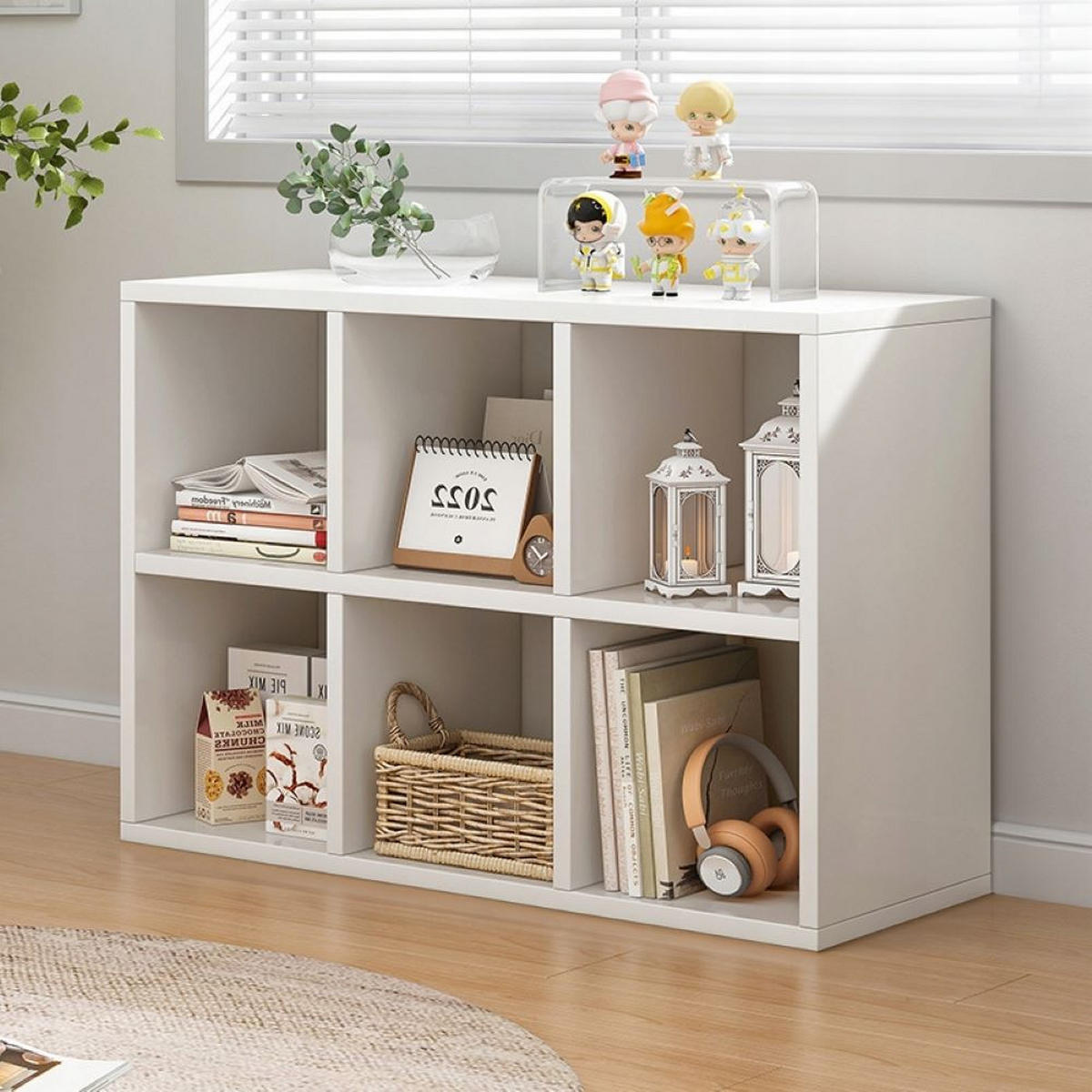 BÜCHERREGAL, weiß 90/60/30 cm - Weiß, Holzwerkstoff (90/60/30cm) - Rexo