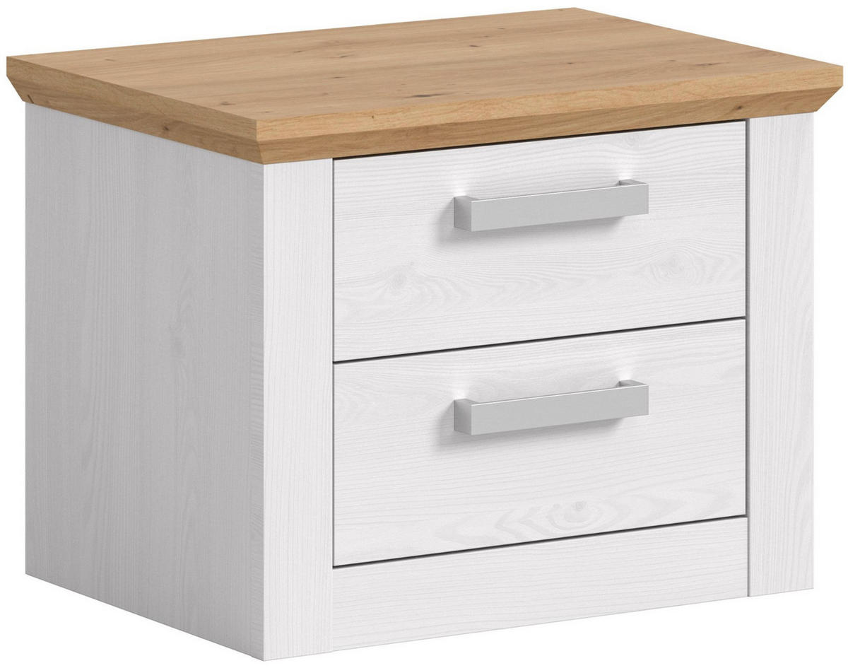 NACHTKOMMODE Verona Sibiu Lärche Nachbildung - Lärchefarben, Holzwerkstoff (56/43/39cm) - Xonox