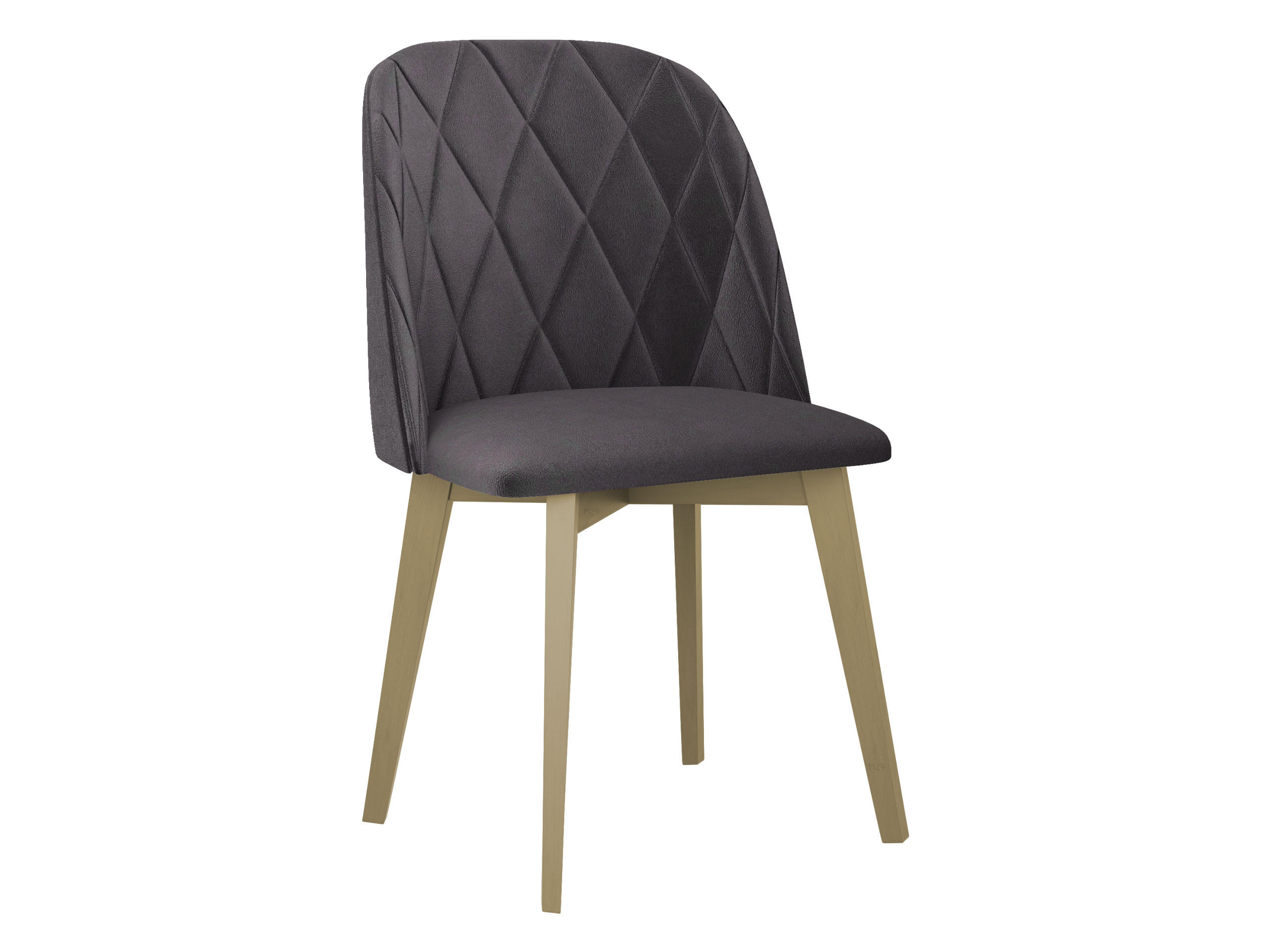 ESSZIMMERSTUHL Monti III Pik Raute - Grau/Sonoma Eiche, Holz/Textil (48/83/55cm) - MIRJAN24