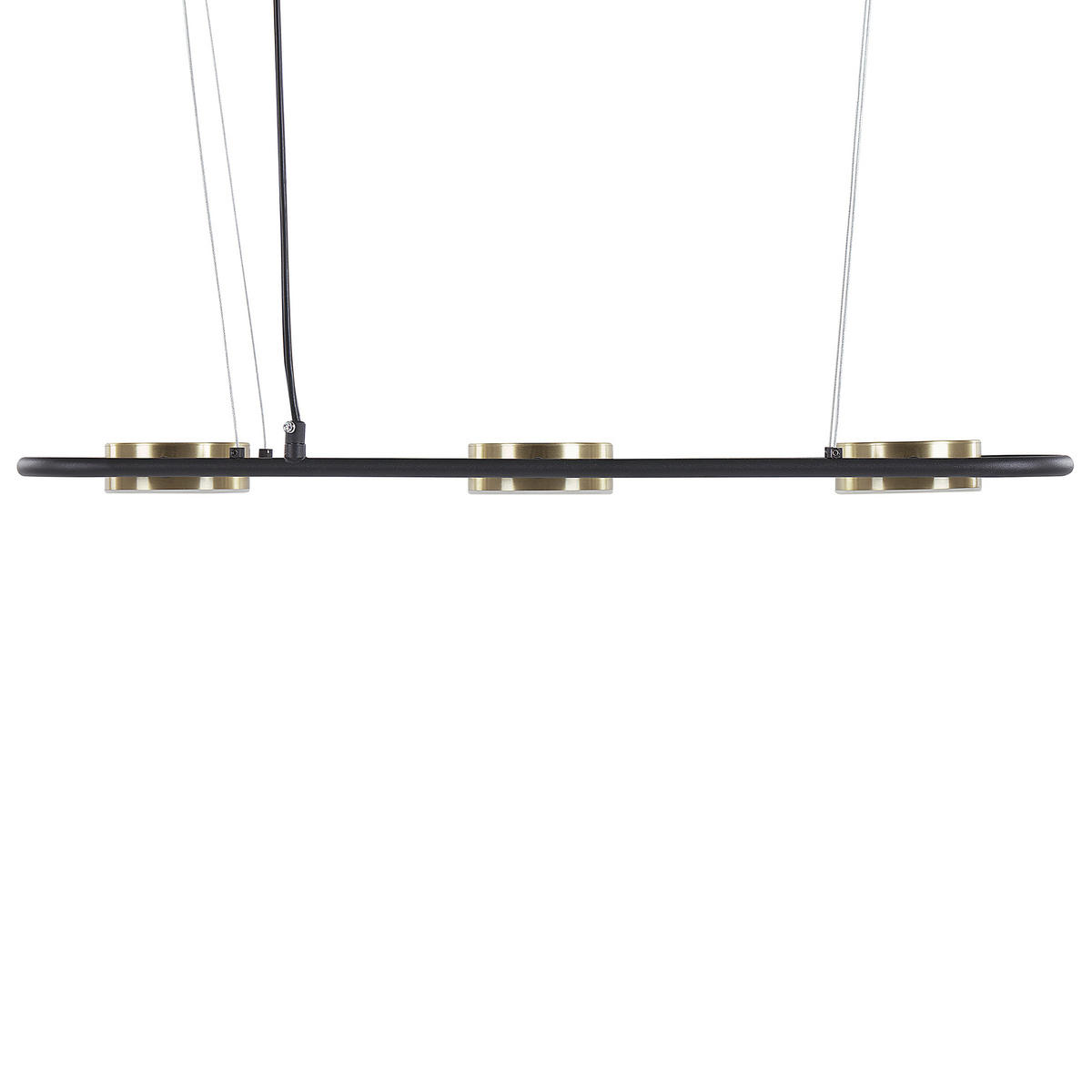 HÄNGELEUCHTE Mali 13/65/159 cm - Schwarz, Metall (13/65/159cm) - Beliani