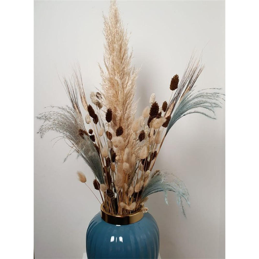 VASE ZUNYI Ø20x30 cm, Blau - Blau, Keramik (30cm) - Light & Living