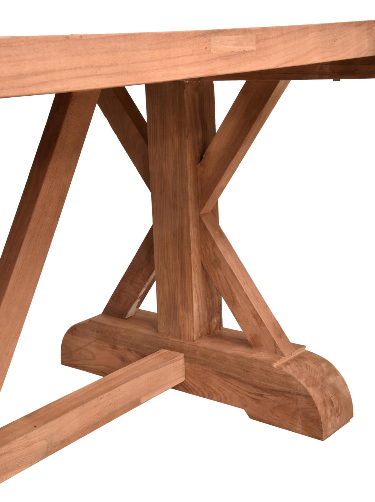 GARTENTISCH Niels Terrassentisch - Braun, Holz (220.5/100/75cm) - DELUKE