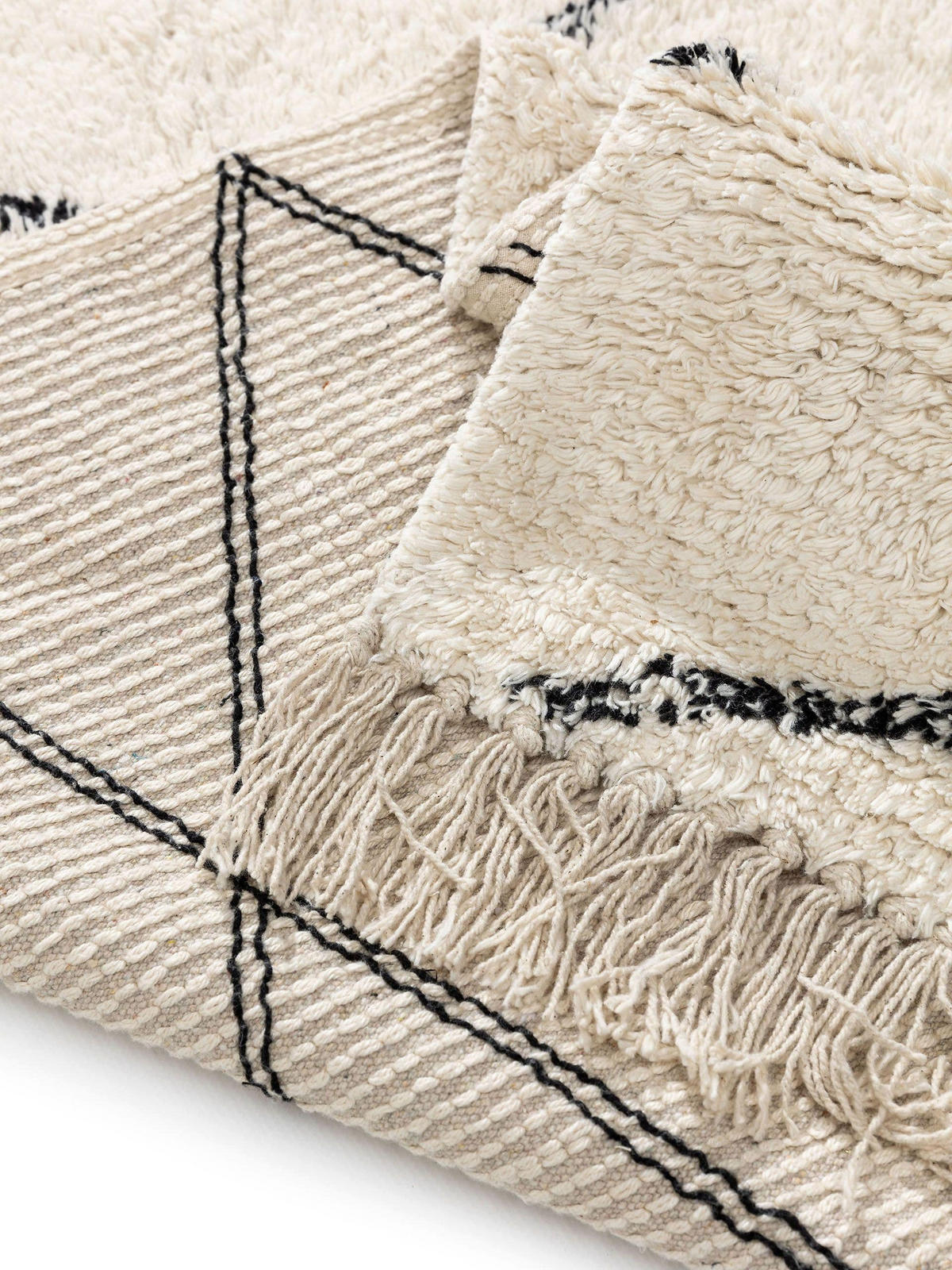 BADEMATTE Naomi Cream 60x100 cm - Creme, Textil (60/100cm) - benuta Nest