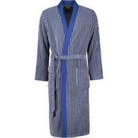 BADEMANTEL HERREN KIMONO STREIFEN 2843 BLAU - 17 - Blau, Textil (Snull) - Cawoe