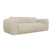 SOFA 3-Sitzer - Cord - Beige - POGNI - Beige, Textil (205/73/97cm) - Vente-Unique