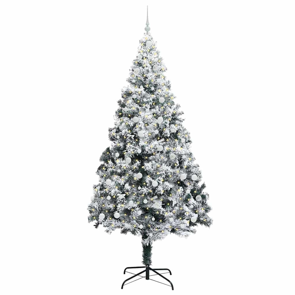 vidaXL Weihnachtsbaum Weiß 240 cm