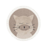 KINDERTEPPICH Momo Beige ø 120 cm rund - Beige, Textil (120/120cm) - Lytte