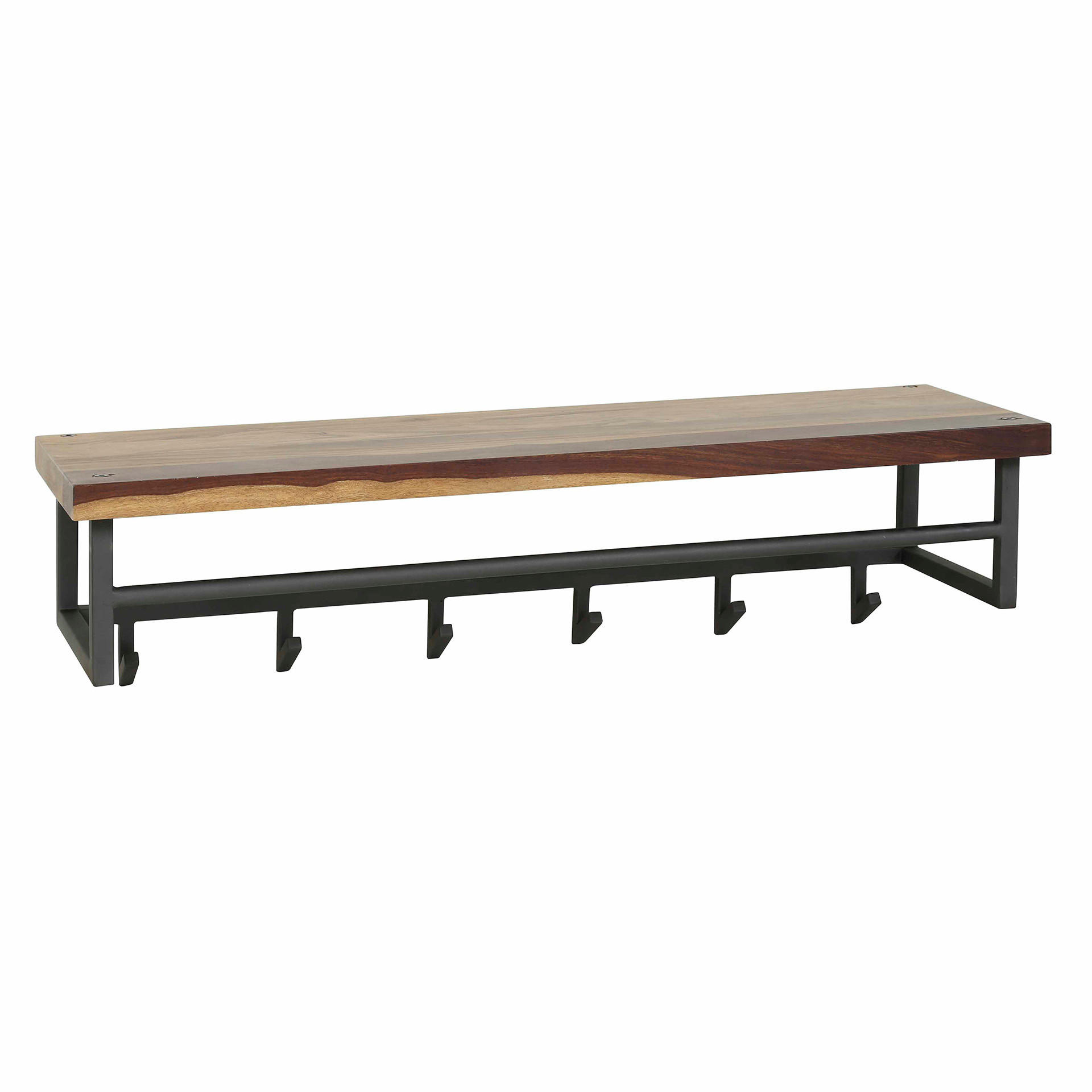 WANDGARDEROBE Daytona Braun 30/100/ 27 cm - Braun, Holz (100/27/30cm) - Hoyz Collection