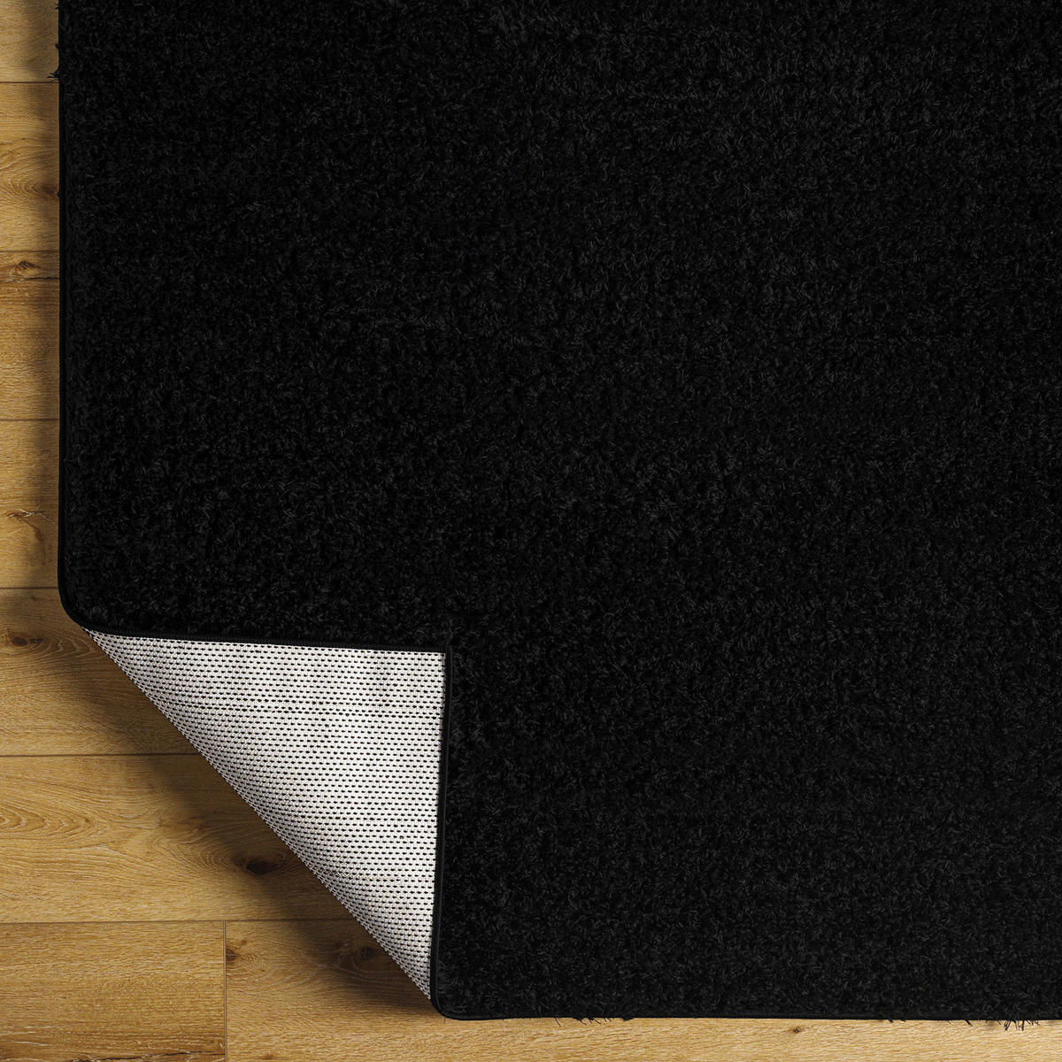 HOCHFLORTEPPICH 200/275 cm Schwarz - Schwarz, Naturmaterialien/Textil (200/275cm) - LIVABLISS