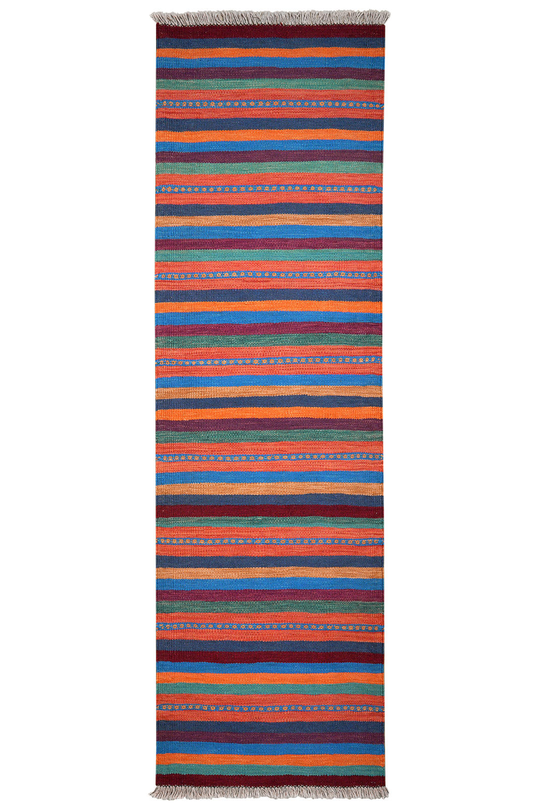 Looma Kelim-Läufer Mehrfarbig 57x194 cm