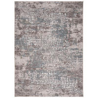 DESIGNER TEPPICH TAWIRA VINTAGE - Edelstahlfarben, Textil (140/200cm) - Pergamon