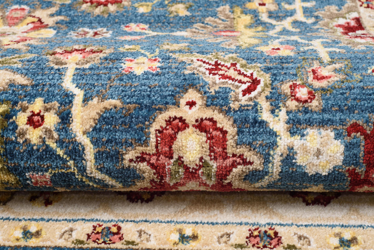 TEPPICH RIVIOLI Blau 240/330 cm - Blau, Textil (240/330cm) - Tapiso