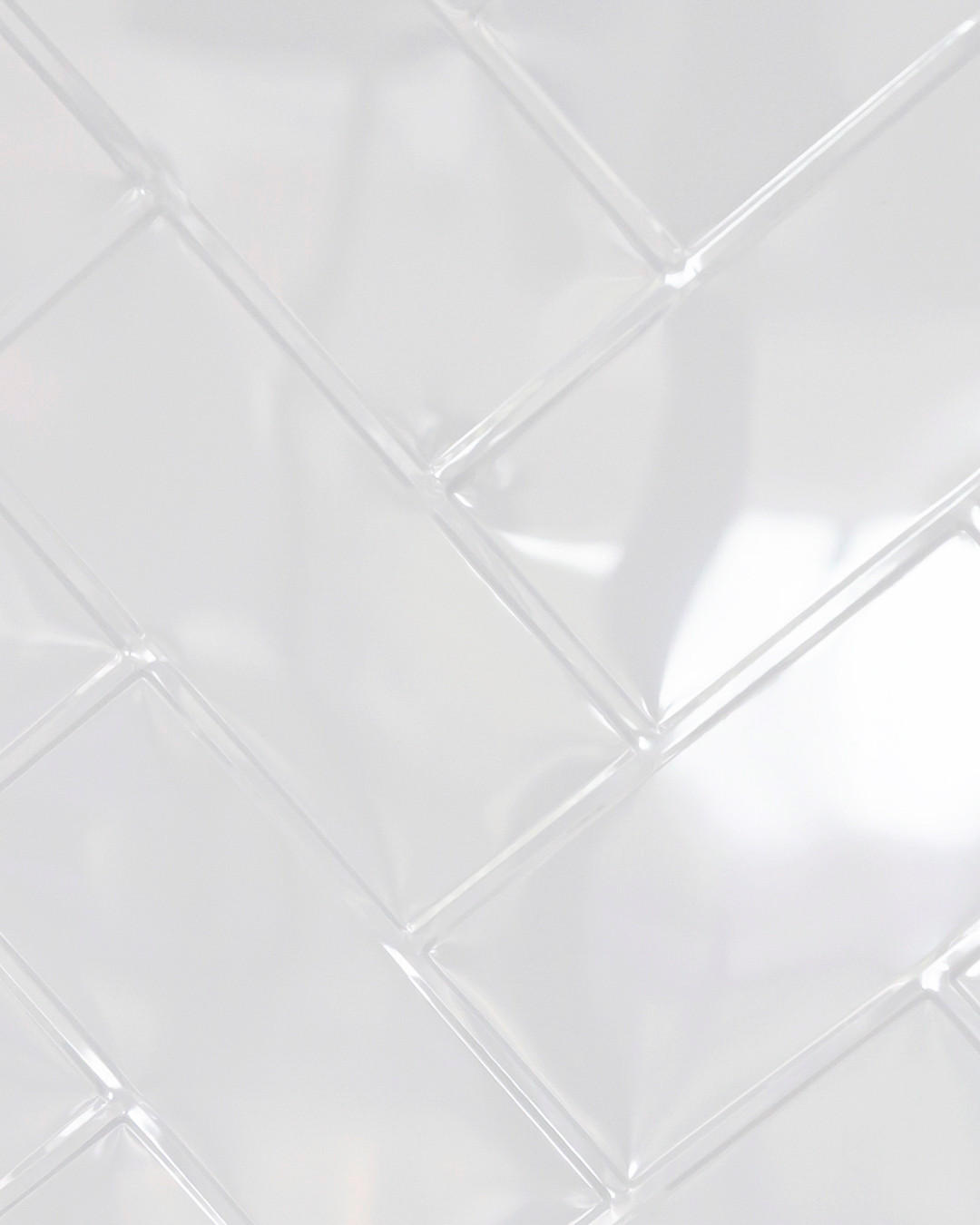 FLIESENAUFKLEBER 1 Stück 30,5 x 30,5 cm Selbstklebende Fliesen - Corbe Bianco - Weiß, Kunststoff (30.5/0.16/30.5cm) - Mazovia