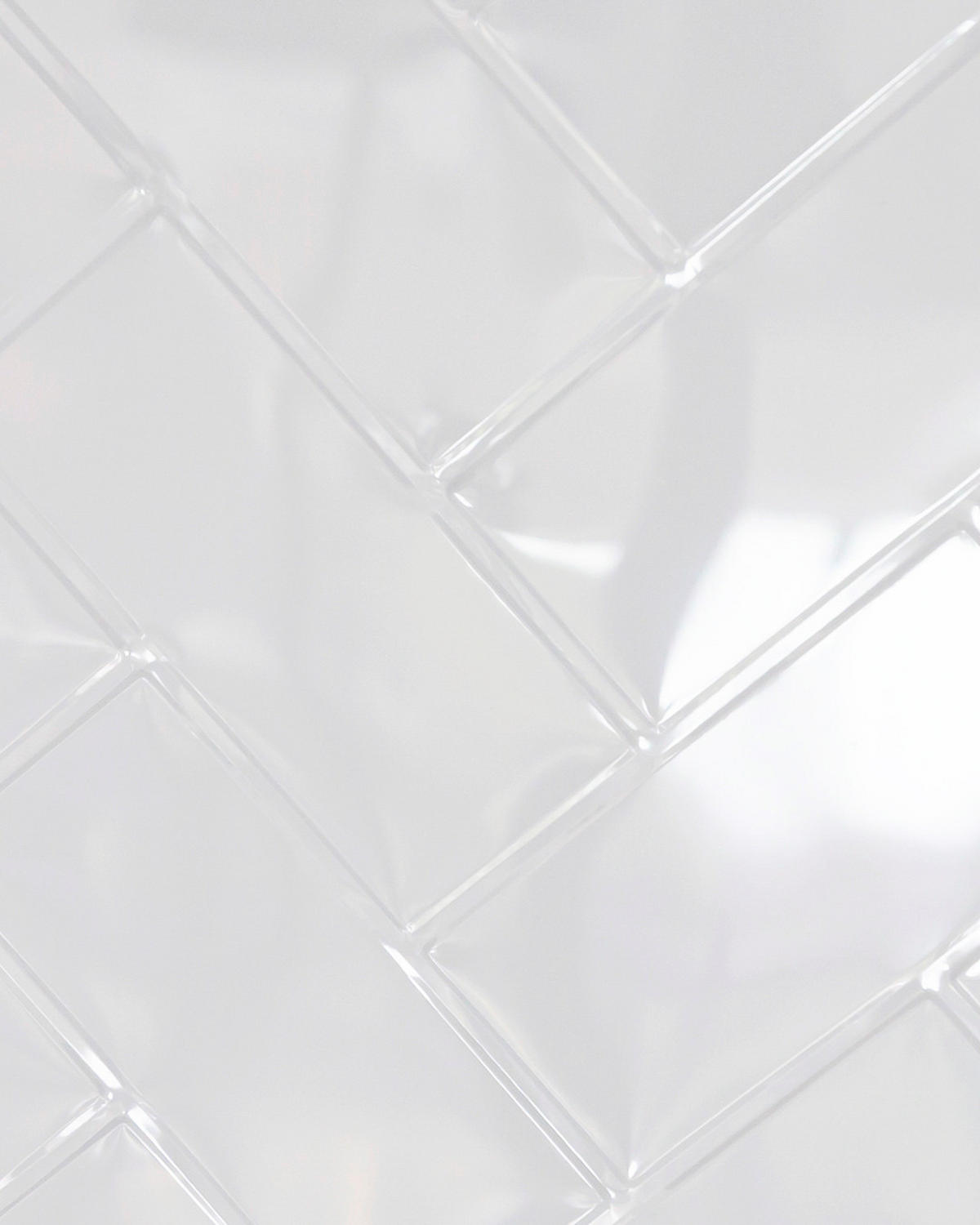 FLIESENAUFKLEBER 1 Stück 30,5 x 30,5 cm Selbstklebende Fliesen - Corbe Bianco - Weiß, Kunststoff (30.5/0.16/30.5cm) - Mazovia