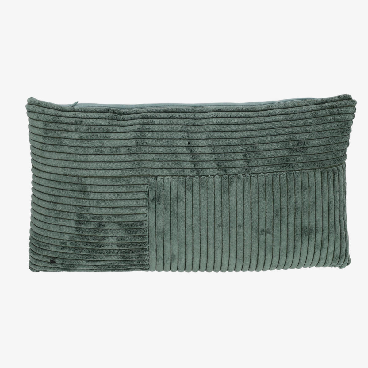 KISSEN mit Patchwork aus Kordsamt 50/30/4 cm - Blau, Textil (30/50cm) - Home Styling Collection