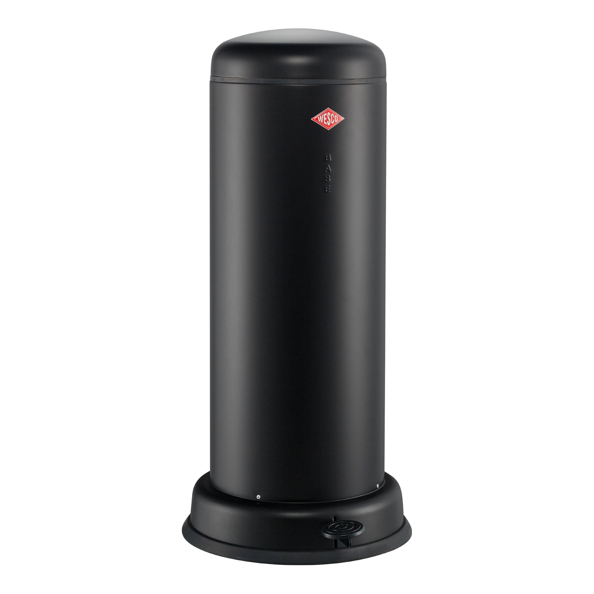 TRETEIMER Baseboy 30 Schwarz matt - Schwarz, Metall (36.2/80/36.2cm) - Wesco