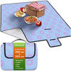 PICKNICKDECKE - Hellblau, Textil (200/200cm) - KRUMAD